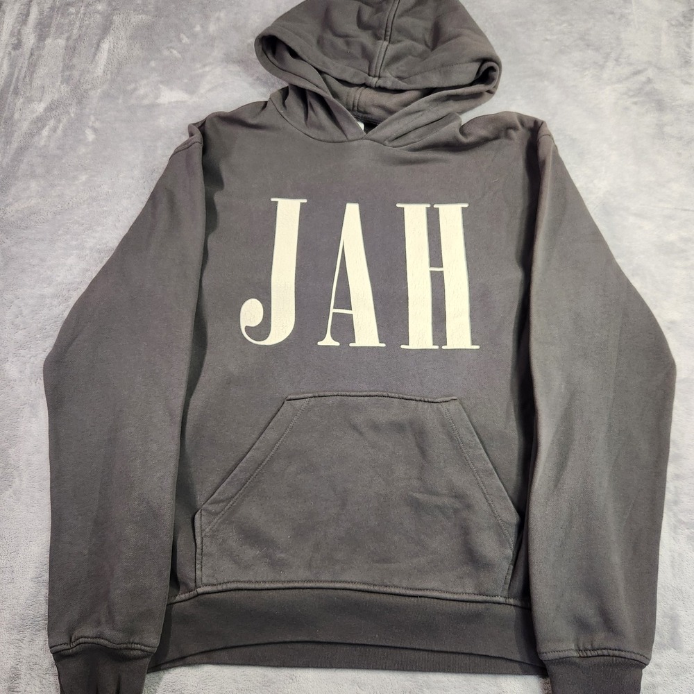 Alchemist Hoodie JAH Oversized Logo S Cotton Gray Grey Rock The Casbah 2018